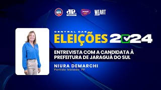 Eleições 2024 Jaraguá do Sul  Niura Demarchi [upl. by Mert]