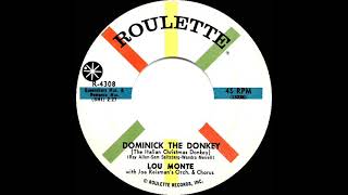 1960 Lou Monte  Dominick The Donkey The Italian Christmas Donkey [upl. by Zinck287]