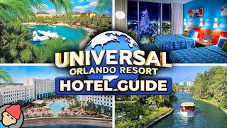 Universal Orlando Resort HOTEL GUIDE  2024  Universal Orlando Resort [upl. by Ynnatirb24]