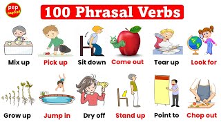 100 Phrasal Verbs in English  Learn phrasal verbs  Phrasal verbs with pictures [upl. by Ellery]