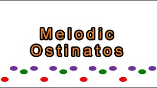 Music Lesson What is a Melodic Ostinato  Sing Step Grow [upl. by Quar]