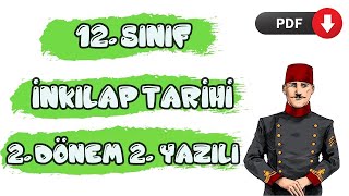 12 SINIF İNKILAP TARİHİ 2 DÖNEM 2 YAZILI  2023 [upl. by Aihsak554]