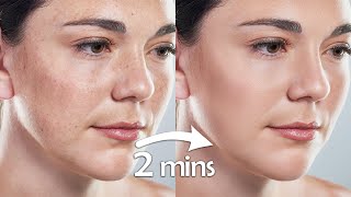 HighEnd Skin Retouching Photoshop Tutorial for Beginners [upl. by Anitnerolf]