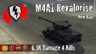 M4A1 Revalorisé  63K Damage 4 Kills  WoT Blitz Replays [upl. by Hardigg]