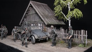 Operation Barbarossa  135 WW2 Diorama [upl. by Eelnayr]