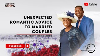 Pastor EA Adeboye offers unexpected romantic advice to married couples on todays wedding news [upl. by Yasdnyl]