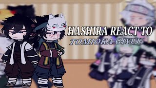 Hashira React To Tomioka Giyuu  KNY React  Giyuu Angst  German  English  Reupload [upl. by Ibbetson]