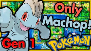 Can I Beat Pokemon Red with ONLY MACHOP 🔴 Pokemon Challenges ► NO ITEMS IN BATTLE [upl. by Llenwad]