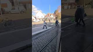 tram D Hautepierre Strasbourg place des halles [upl. by Eseilenna538]