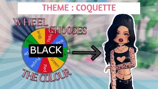 MYSTERY WHEEL Chooses THE COLOURS I use  Roblox Dress To Impress [upl. by Yenoh]