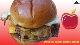 APPLEBEES NEW ALLDAY BRUNCH BURGER REVIEW 191 [upl. by Hills]