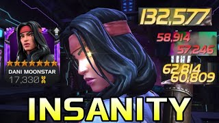 FULL SYNERGY DANI MOONSTAR IS ABSOLUTELY UNREAL  MCOC [upl. by Adyaj588]