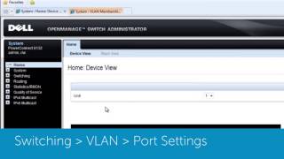 PowerConnect 5500 Creating and applying VLANs to an interface [upl. by Nomor]