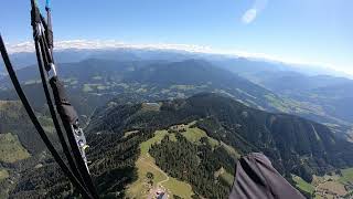 Paragleiten  Bischling  Werfenweng  03082022  1200hm in 9 Minuten [upl. by Neffirg544]