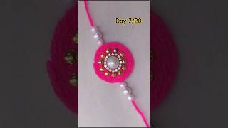 Diy Rakhi Challenge Day 720 🥰✨️💞 diy artandcraft rakhi art handmaderakhi bhai craft [upl. by Caswell736]