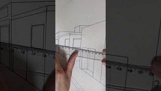 How to Draw a City Section Using OnePoint Perspective [upl. by Ahseit]