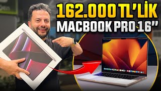 162000 TL’lik MacBook Pro 16 M2 Max kutu açılışı [upl. by Ilrebmik]