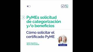 ¿Cómo solicitar el certificado PyME [upl. by Topliffe]