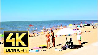 Wenduine Belgium 🇧🇪 beach Promenade walk  4K 60FPS [upl. by Camel]