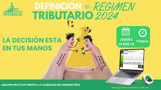 WEBINAR VIABILIDAD DEL REGIMEN SIMPLE PARA EL 2024 [upl. by Peskoff617]