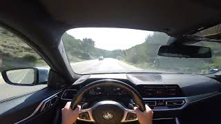 BMW 430xd g26 POV HARD DRIVE  CLOSED ROAD [upl. by Ranip]