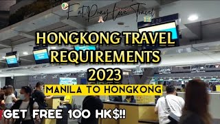 Latest Hongkong Travel Requirements 2023  Travel Guide  Transportation Tips  Hongkong Vlog 2023 [upl. by Analli892]