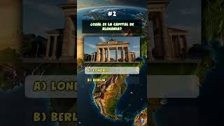 quot¿Puedes Adivinar la Capital 🌍 ¡Desafía tu Conocimientoquot desafiotrivia capitales quiz [upl. by Naejarual313]