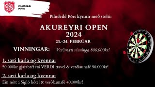 Akureyri OPEN 2024  Útsláttur  Streymi 2 [upl. by Bishop]