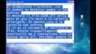 Come avere la modalità finestra su GTA San Andreas [upl. by Rausch]