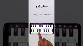 Billa Theme  Piano Cover  shortsfeed shorts shortvideo [upl. by Una]