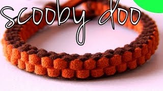 Tutorial DIY  Pulsera Nudo Scooby doo [upl. by Maxfield]