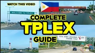 TPLEX with EXITS GUIDES TARLAC PANGASINAN LA UNION EXPRESSWAY  FEB 2023 [upl. by Lleddaw658]