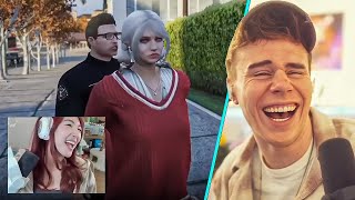 Blau Reacts To UNHINGED NoPixel 40 Clips [upl. by Enyallij]