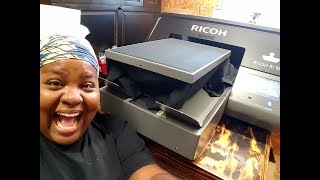 Ricoh Ri 1000 DTG Printer Review [upl. by Milewski]