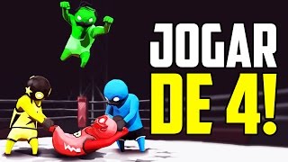 5 JOGOS FODAS PARA JOGAR COM 4 AMIGOS [upl. by Abibah]