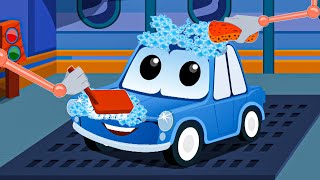 Lets Wash the Car with Fun Song  More Kids Music amp Nursery Rhymes [upl. by Aifoz]