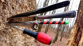 BEST Beginner Throwing KnivesTools Part 1 of 3 No Budget [upl. by Ahkihs]