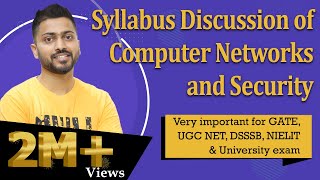 Lec1 Computer Networks and Security Full Syllabus for GATE UGC NETDSSSBNIELIT amp University exam [upl. by Herzig]