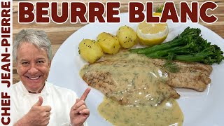 How to Make a Beurre Blanc Butter Sauce  Chef JeanPierre [upl. by Garibald]