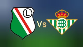 Legia Warszawa vs Real Betis  UEFA Europa Conference League Football Match Today Live 2024 [upl. by Feenah104]