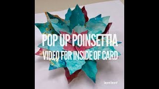 DAY 5 Pop Up Cards Poinsettia  25 days of Christmas Video Series [upl. by Folly194]