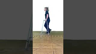 Using a Zimmer frame  nonweight bearing on one leg [upl. by Najar]