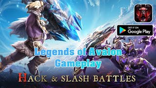 Legends of Avalon Gameplay Android Mobile MMORPG [upl. by Eahsel96]