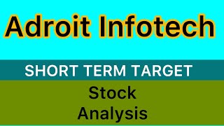 ADROIT INFOTECH LTD STOCK TARGET 🟦 ADROIT INFOTECH STOCK NEWS  ADROIT INFOTECH ANALYSIS 131124 [upl. by Ynaffad172]