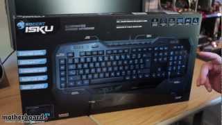 Unboxing ROCCAT Isku Illuminated Gaming Keyboard ROC12701 [upl. by Heurlin151]