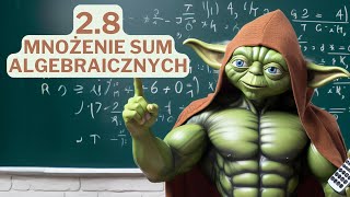 28 Mnożenie sum algebraicznych  Język Matematyki  Nowa MaTeMAtyka  NOWA ERA [upl. by Annaeel695]