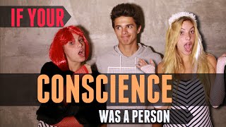 If Your Conscience Was A Person w Lele Pons  Brent Rivera [upl. by Leay]