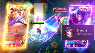 YUZUKE VS DRACULA  WHO IS THE KING OF ALUCARD 100K SUBSCRIBERS SPECIAL MLBB [upl. by Crowe835]