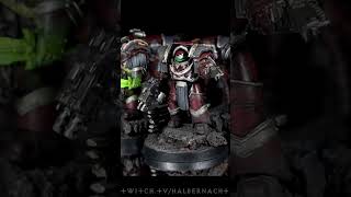 Cataphractii Terminators Word Bearers warhammer miniatures horusheresy [upl. by Shandee]