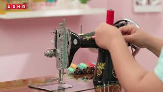 Lesson 20  Know your Usha Straight Stitch Machine English [upl. by Hirsh]